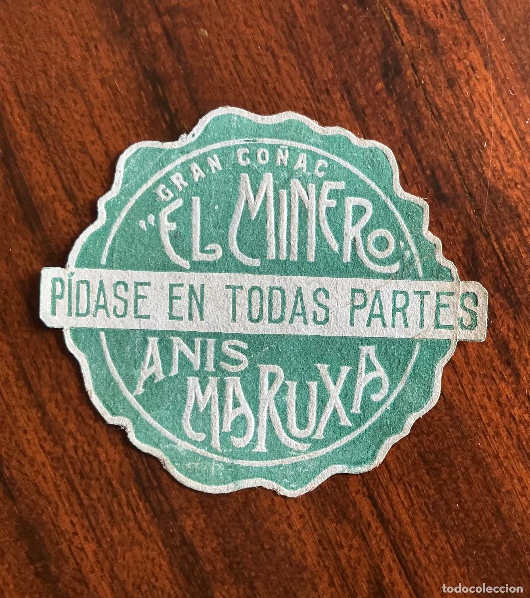 Etiquetas antiguas: PEQUE&Ntilde;A ANTIGUA ETIQUETA GRAN CO&Ntilde;AC EL MINERO AN&Iacute;S MARUXA