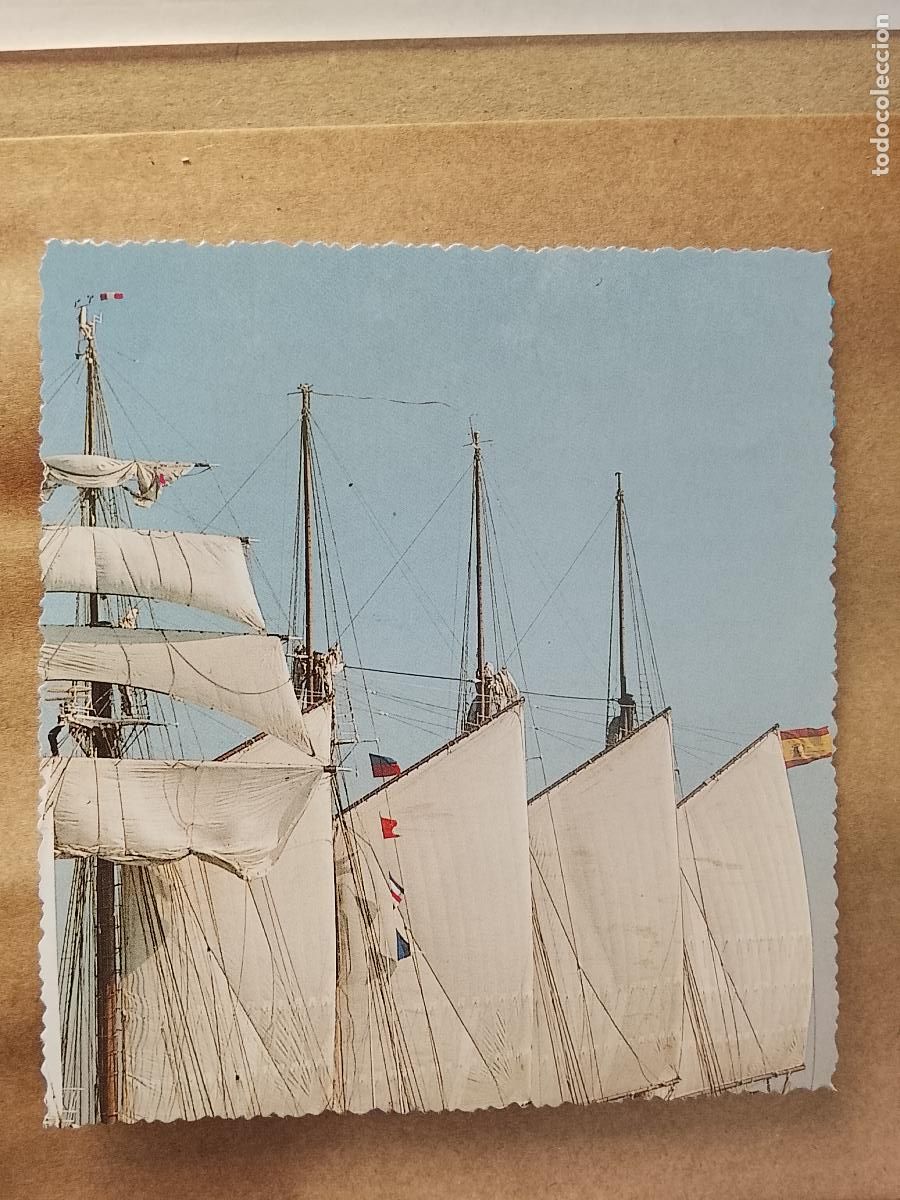 Etiquetas antiguas: BARCO VELERO - BUQUE ESCUELA JUAN SEBASTIAN ELCANO EL CANO - TROQUELADO