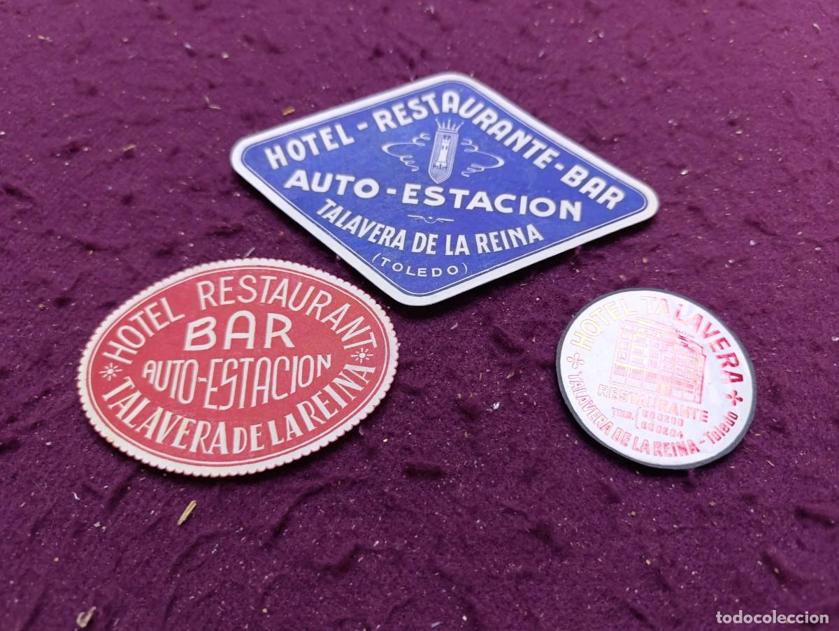 Alte Etiketten: LE19, Lote de antiguas etiquetas y/o publicidad de hoteles, surtidas