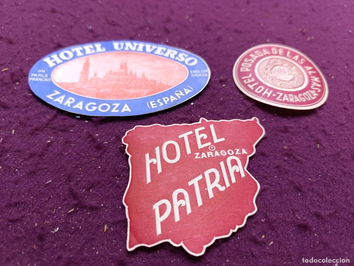 Alte Etiketten: LE20, Lote de antiguas etiquetas y/o publicidad de hoteles, surtidas