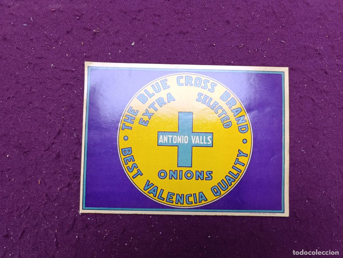 Alte Etiketten: Antigua Etiqueta, The Blue Cross
