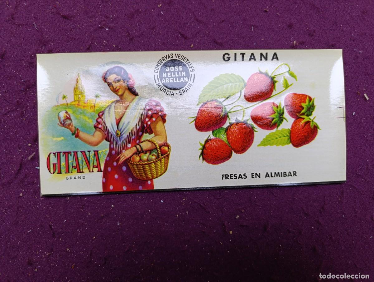 &Eacute;tiquettes anciennes: Antigua Etiqueta, Gitana