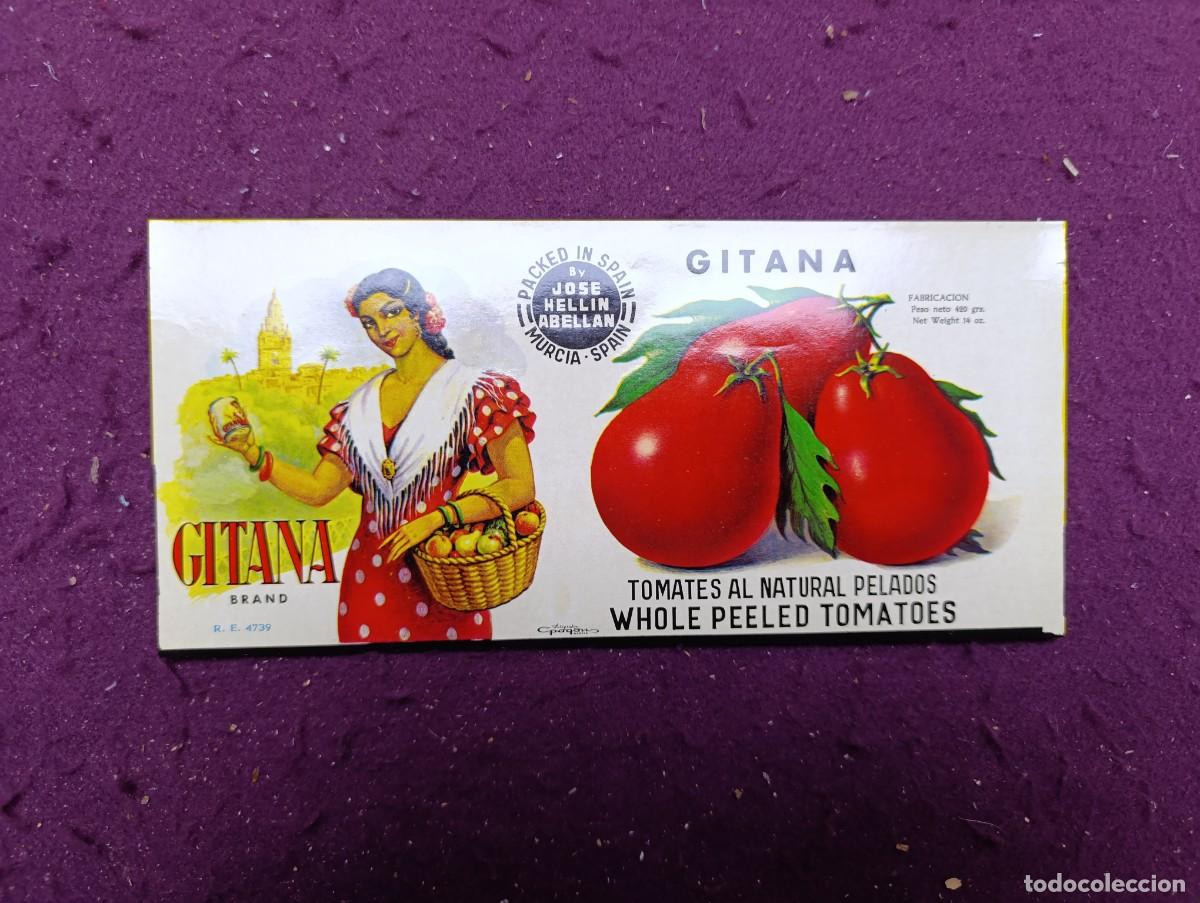 Etiquetas antigas: Antigua Etiqueta, Gitana