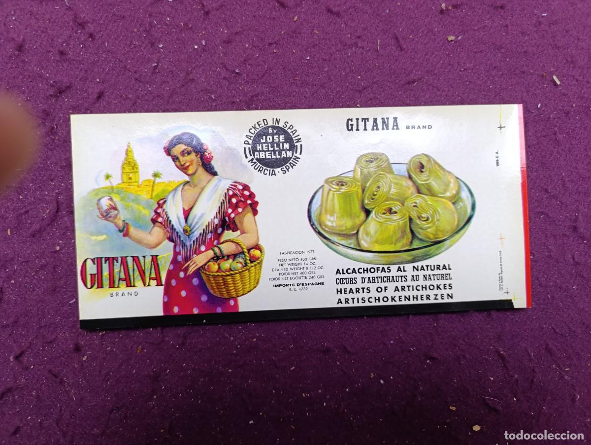 Etichette antiche: Antigua Etiqueta, Gitana