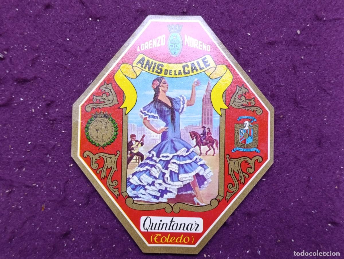 Old Labels: Etiqueta de An&iacute;s De La Cale