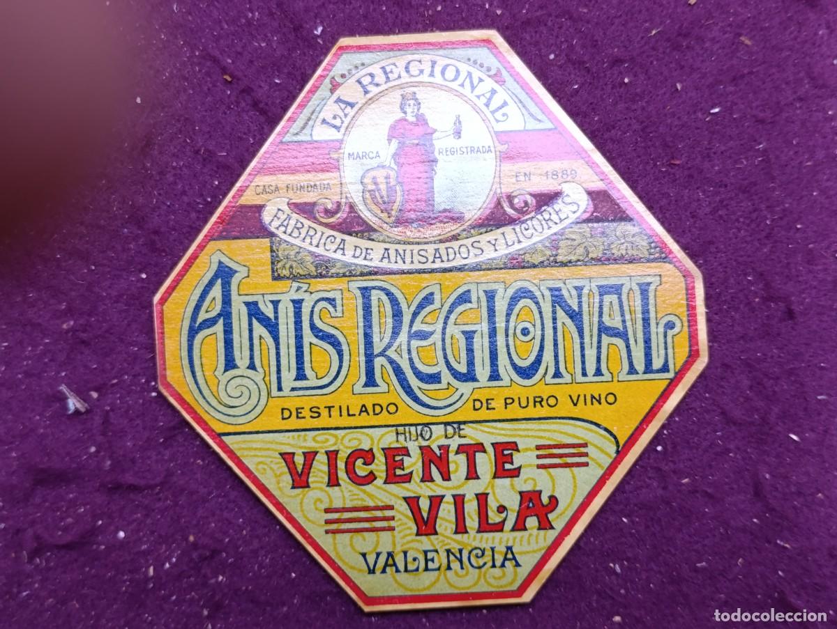 Old Labels: Etiqueta de An&iacute;s La Regional
