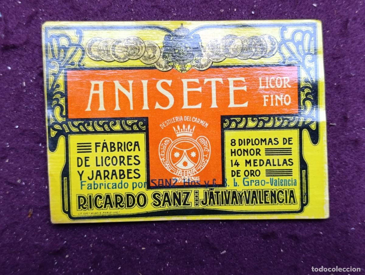Old Labels: Etiqueta de An&iacute;s Ricardo Sanz