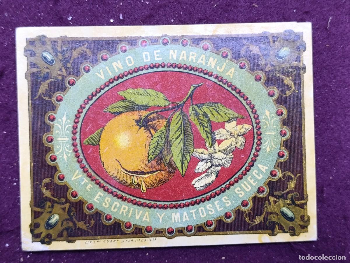 Old Labels: Etiqueta de Vino, Vte. Escriva y Matoses