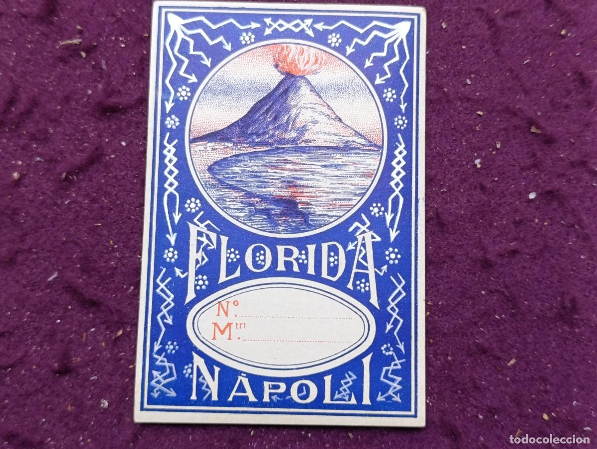Old Labels: Etiqueta Florida Napoli