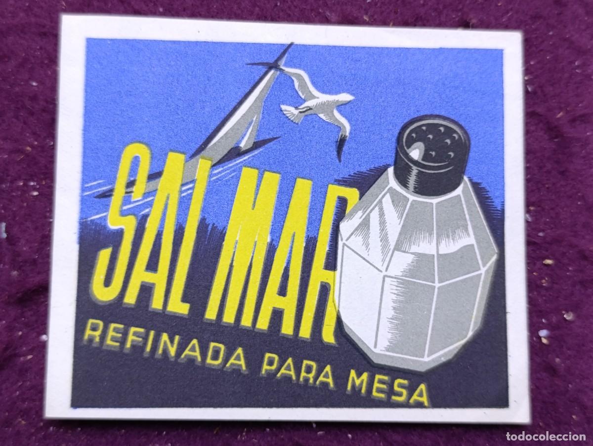Etiquetas antigas: Etiqueta de Sal de Mar