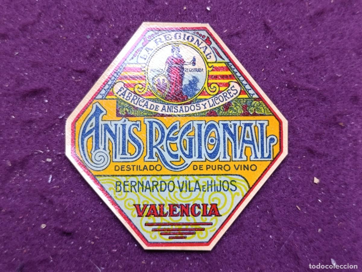 Etichette antiche: Etiqueta de An&iacute;s La Regional