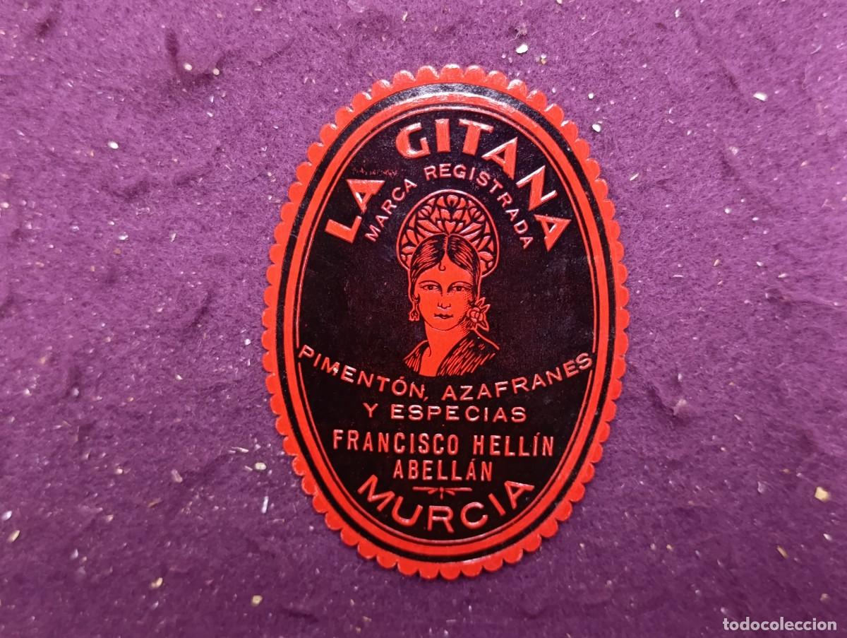 Etichette antiche: Etiqueta de especias La Gitana