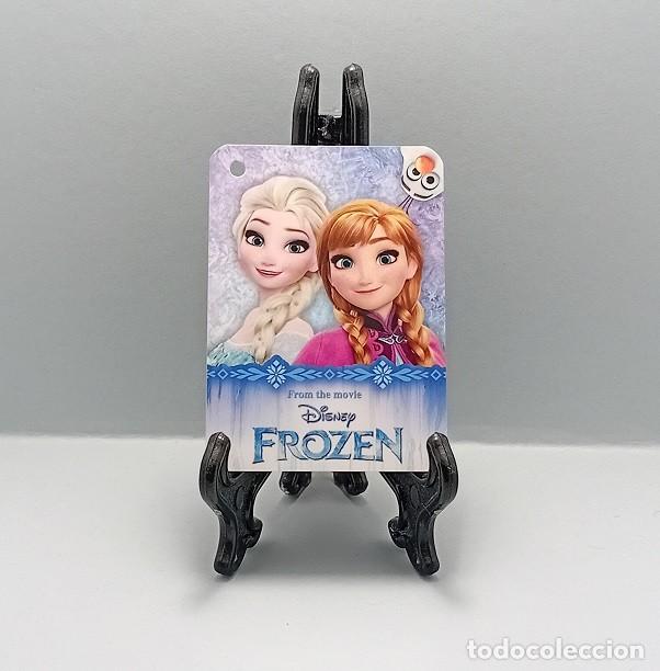 Etiquetas antiguas: ETIQUETA DE CART&Oacute;N DE PRODUCTO OFICIAL DISNEY FROZEN 7x5 CMS.