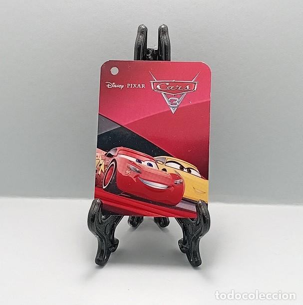 Etiquetas antiguas: ETIQUETA DE CART&Oacute;N DE PRODUCTO OFICIAL DISNEY PIXAR CARS 3 7x5 CMS.