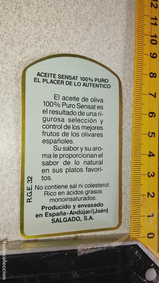 Etiquetas antiguas: ANTIGUA ETIQUETA ACEITE OLIVA LA GIRALDA