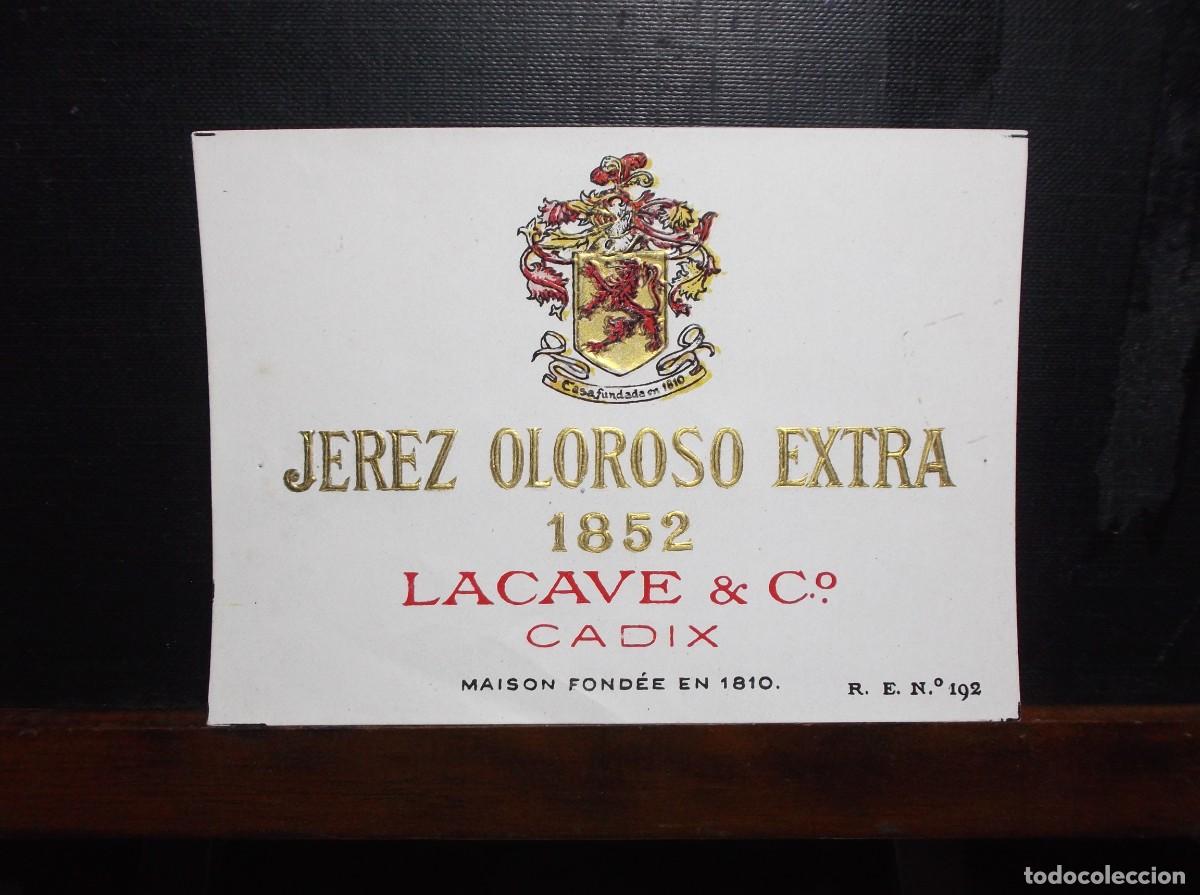 Etiquetas antiguas: ETIQUETA LACAVE & C&ordm; - CADIX.
