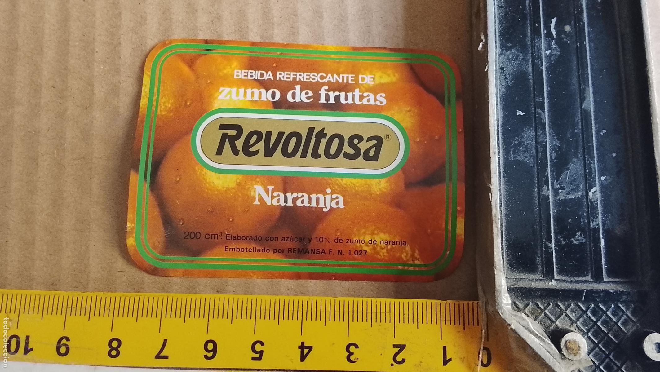 Etiquetas antiguas: antigua etiqueta original SIN PEGAR , de BOTELLA REFRESCOS REVOLTOSA KOLA