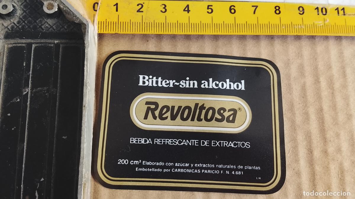 Etiquetas antiguas: antigua etiqueta original SIN PEGAR , de BOTELLA REFRESCOS REVOLSTOSA