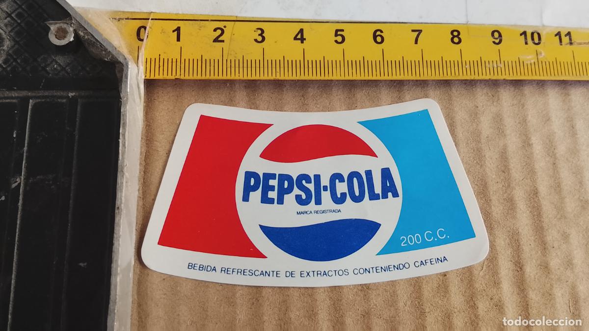 Etiquetas antiguas: antigua etiqueta original SIN PEGAR , de BOTELLA - PEPSI COLA