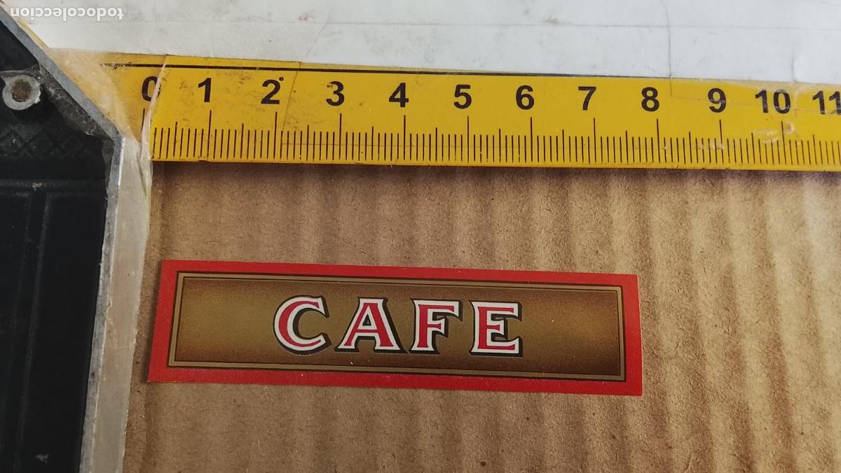 Etiquetas antiguas: antigua etiqueta original SIN PEGAR , de BOTELLA - CAFE