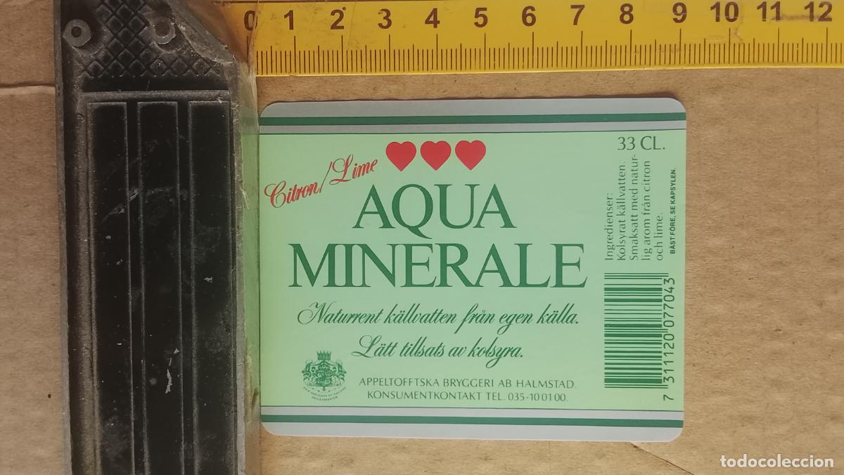 Etiquetas antiguas: ANTIGUA ETIQUETA DE FRONTAL DE BOTELLA BEBIDAS REFRESCOS ZUMOS GASEOSAS - PLANCHAS DE FABRICA