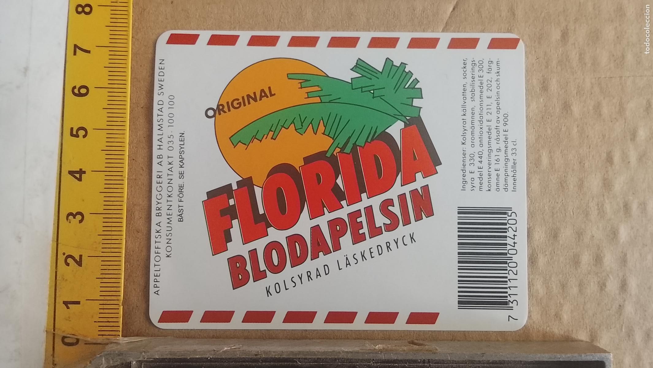 &Eacute;tiquettes anciennes: ANTIGUA ETIQUETA DE FRONTAL DE BOTELLA BEBIDAS REFRESCOS ZUMOS GASEOSAS - PLANCHAS DE FABRICA