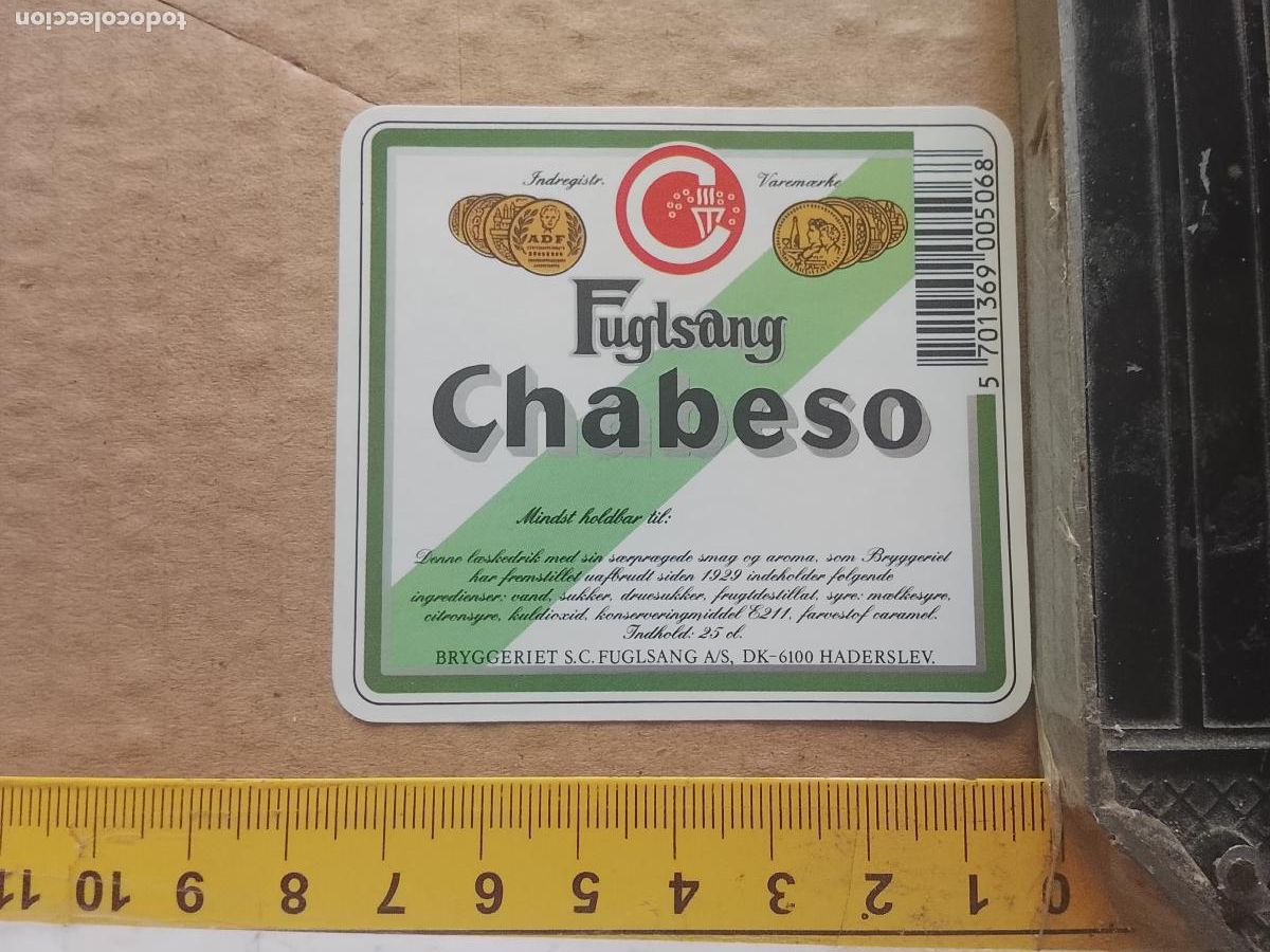 Etiquetas antiguas: ANTIGUA ETIQUETA DE FRONTAL DE BOTELLA BEBIDAS REFRESCOS ZUMOS GASEOSAS - PLANCHAS DE FABRICA