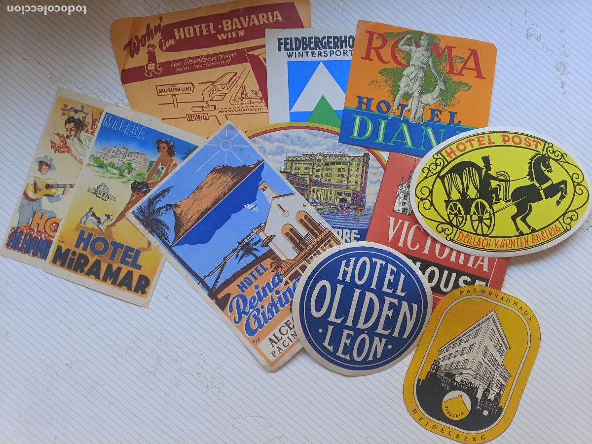 Etiquetas antiguas: 11 ETIQUETAS DE HOTEL ANTIGUAS Y DIFERENTES