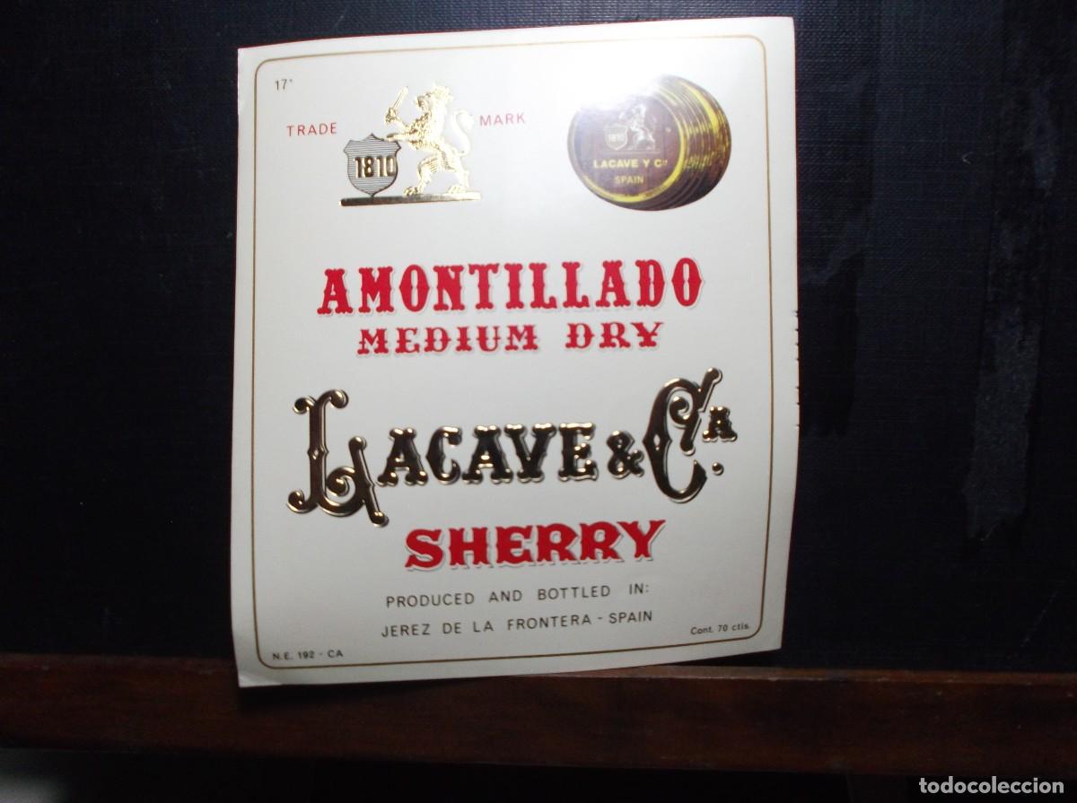 Etiquetas antiguas: ETIQUETA DE LACAVE & Cia - - JEREZ DE LA FRONTERA