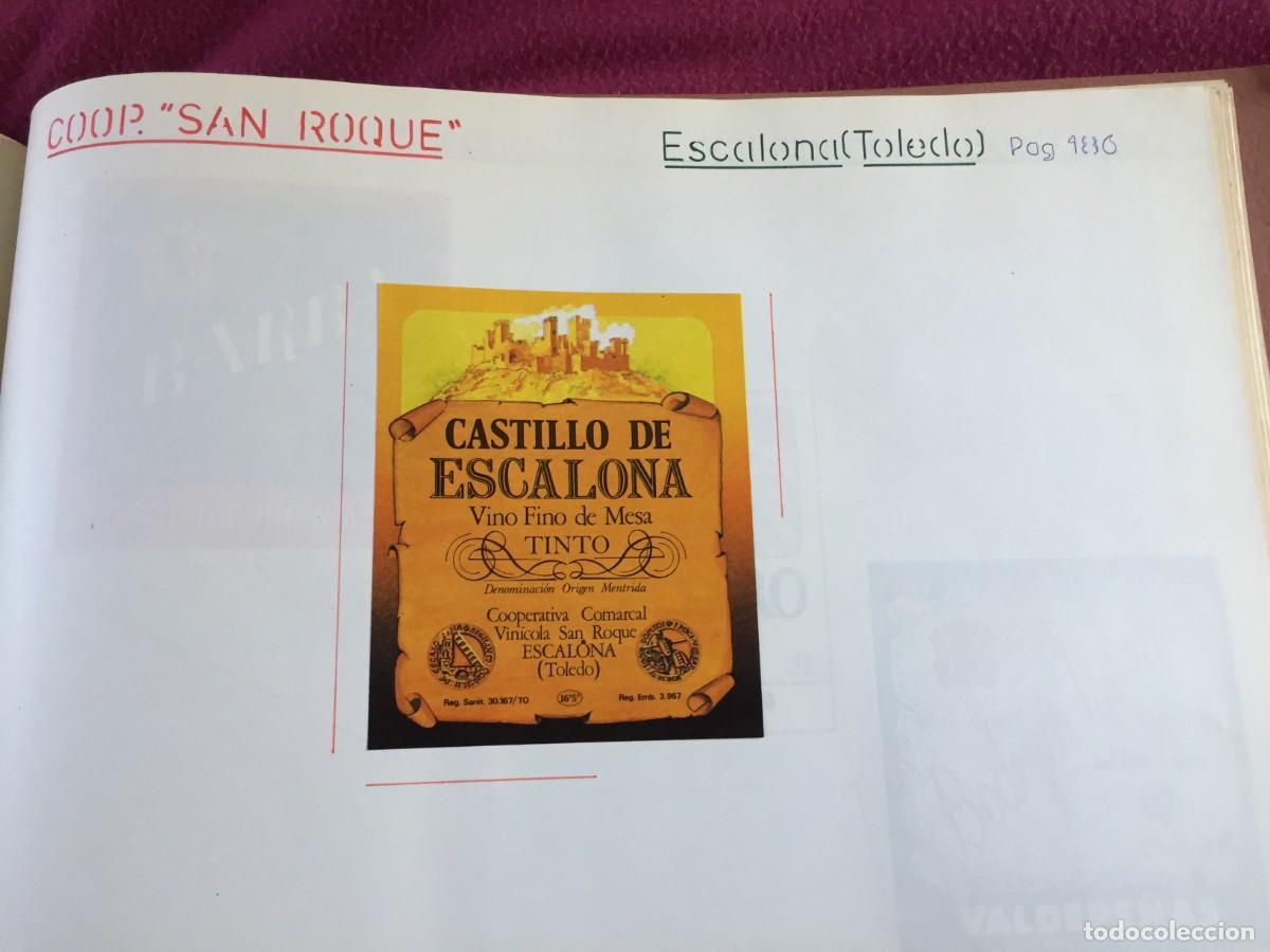 Etiquetas antiguas: 1 ETIQUETA DE VINO TINTO DE CASTILLO DE ESCALONA DE ESCALONA (TOLEDO) - EN 1 HOJA