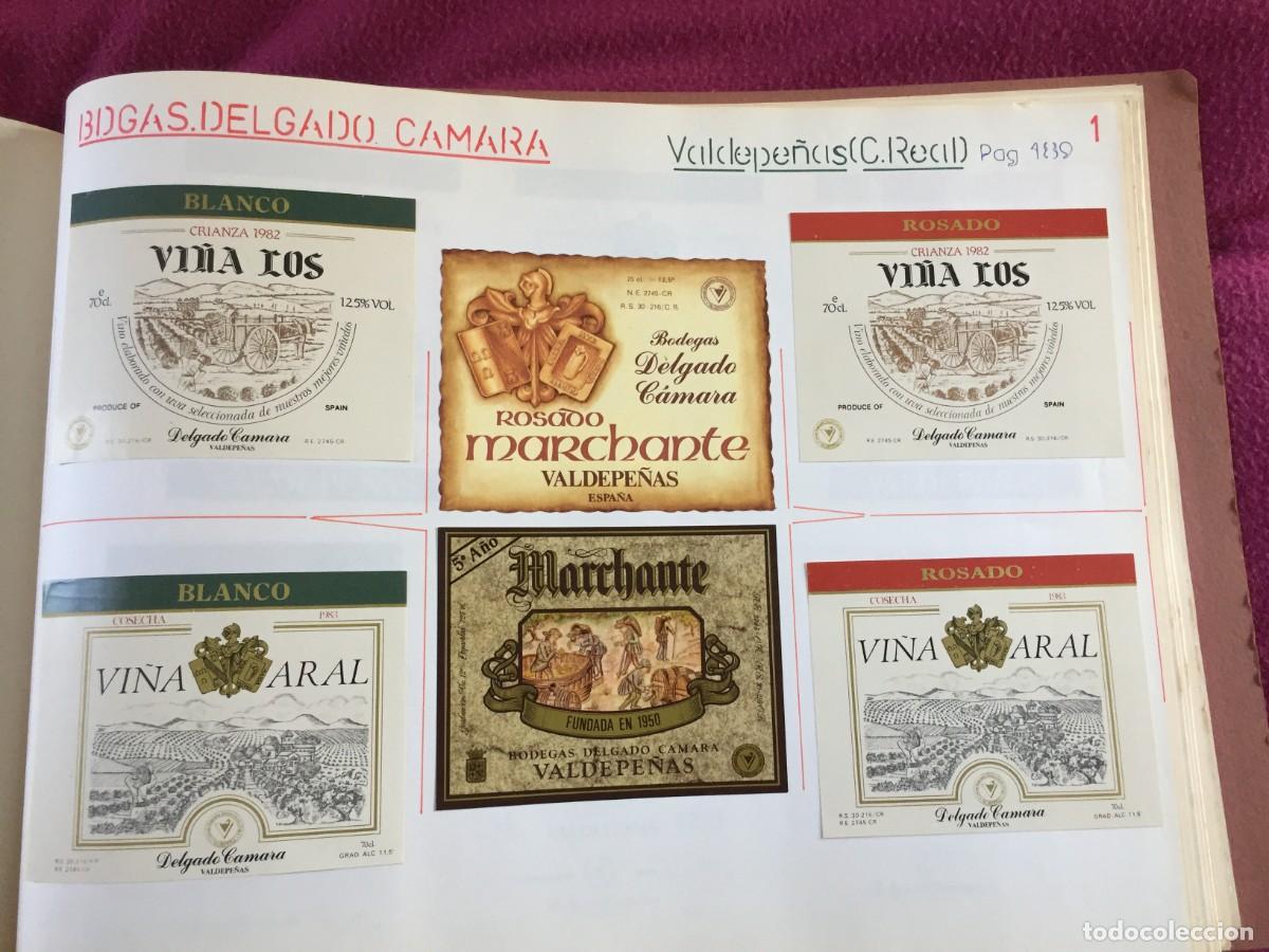 Etiquetas antiguas: 21 ETIQUETAS DE VINO DE ARANDA DE BODEGAS ARANDA (CIUDAD REAL) - EN 4 HOJAS