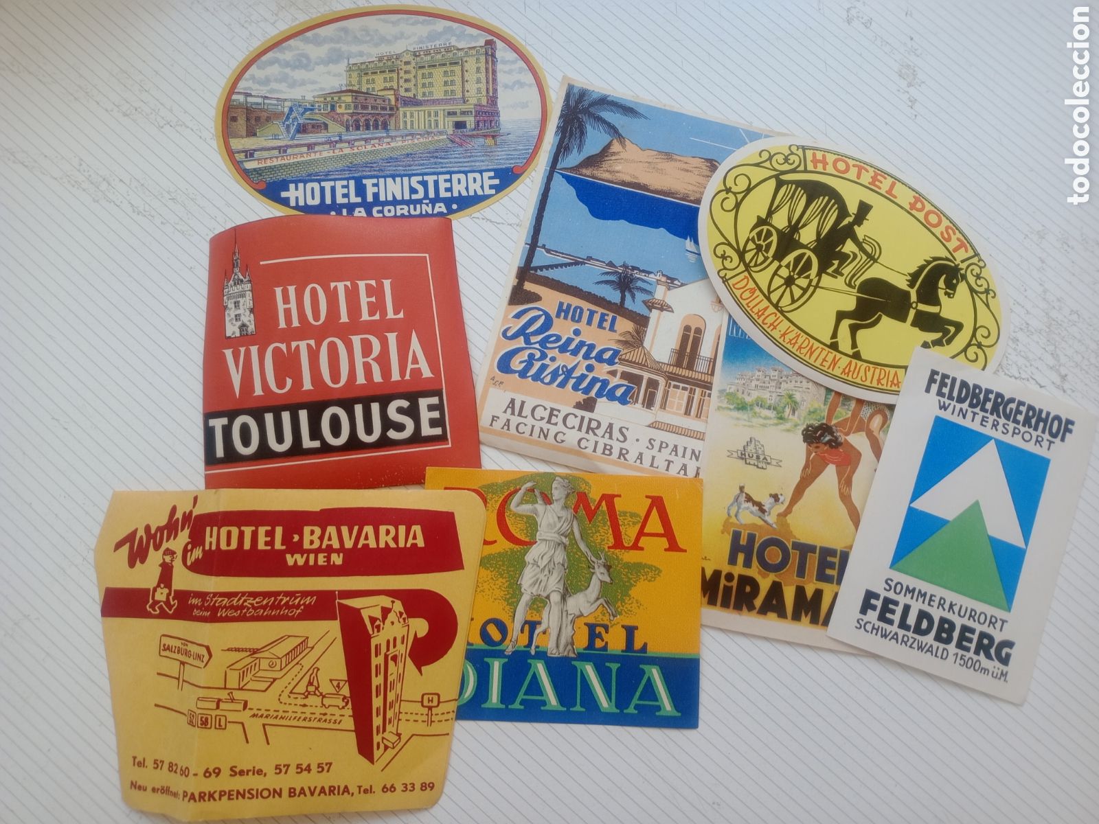 Etiquetas antiguas: 8 ETIQUETAS DE HOTEL ANTIGUAS Y DIFERENTES