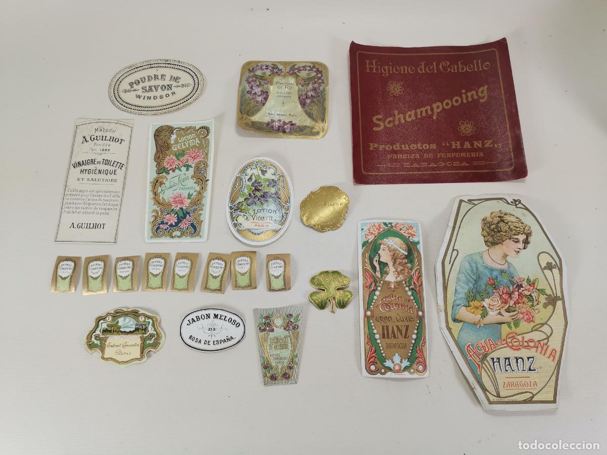 Etiquetas antiguas: 21 etiquetas antiguas perfumer&iacute;a modernista