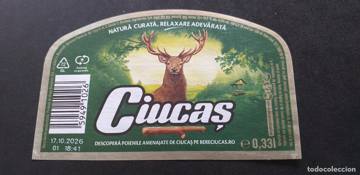 Etiquetas antiguas: CERVEZA-V9ET-XXVIII-ETIQUETAS-CIUCAS