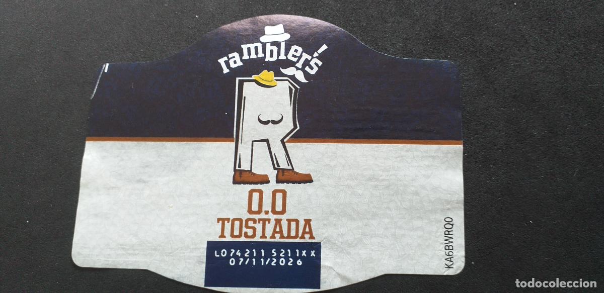 Etiquetas antiguas: CERVEZA-V9ET-XXVIII-ETIQUETAS-RAMBLER'S-0,0