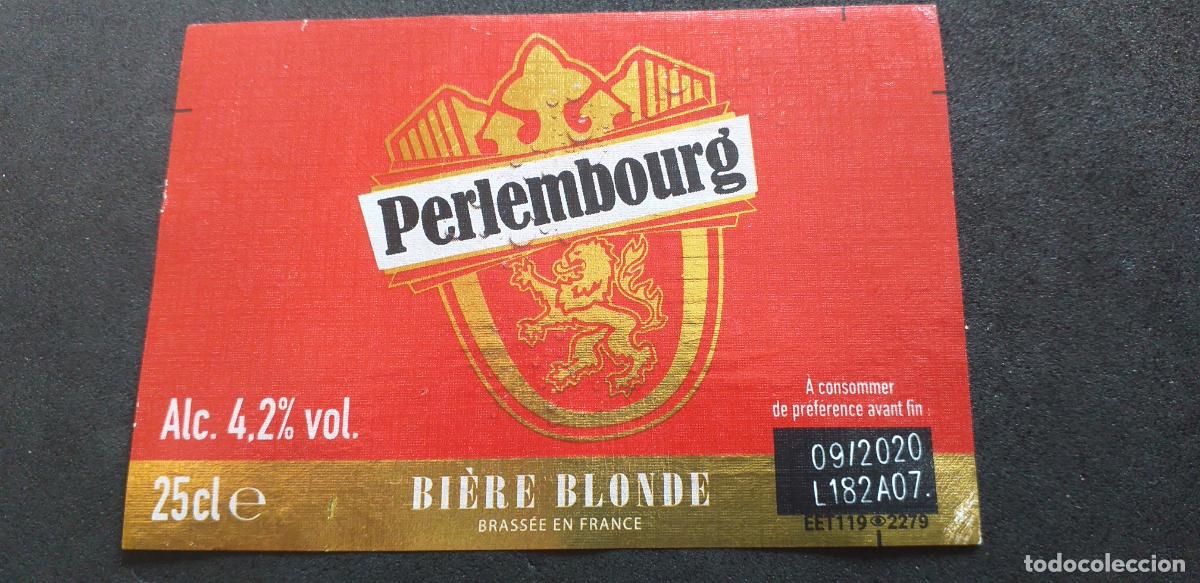 Etiquetas antiguas: CERVEZA-V9ET-XXVIII-ETIQUETAS-PERLEMBOURG