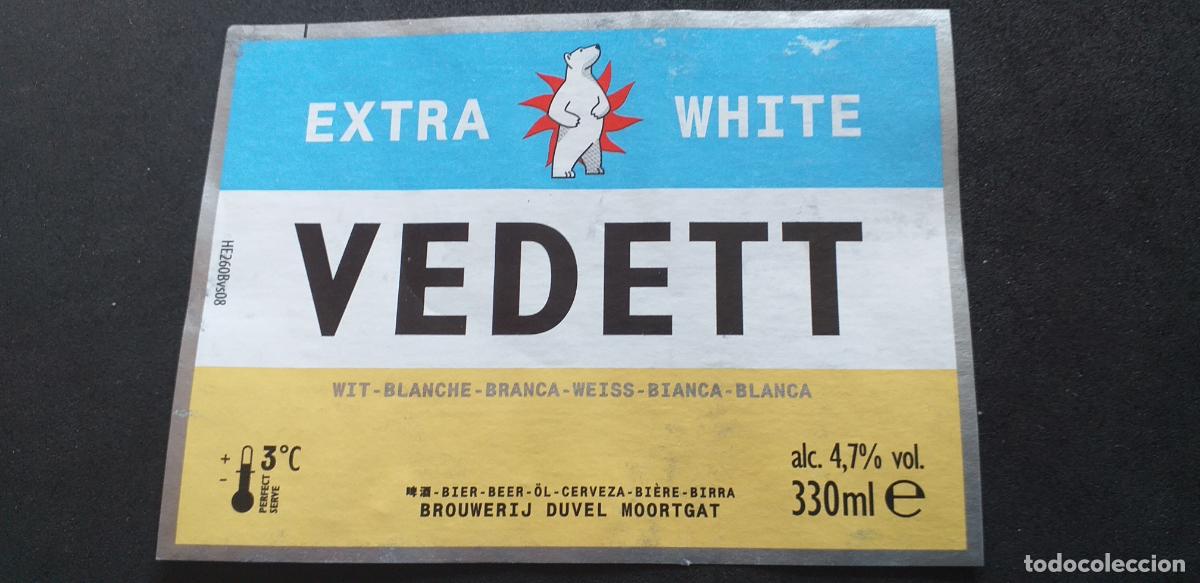 Etiquetas antiguas: CERVEZA-V9ET-XXVIII-ETIQUETAS-VEDETT