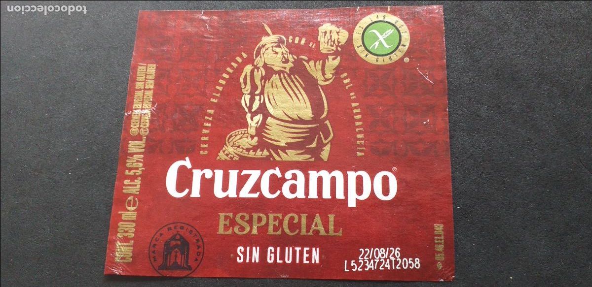 Etiquetas antiguas: CERVEZA-V9ET-XXVIII-ETIQUETAS-CRUZCAMPO