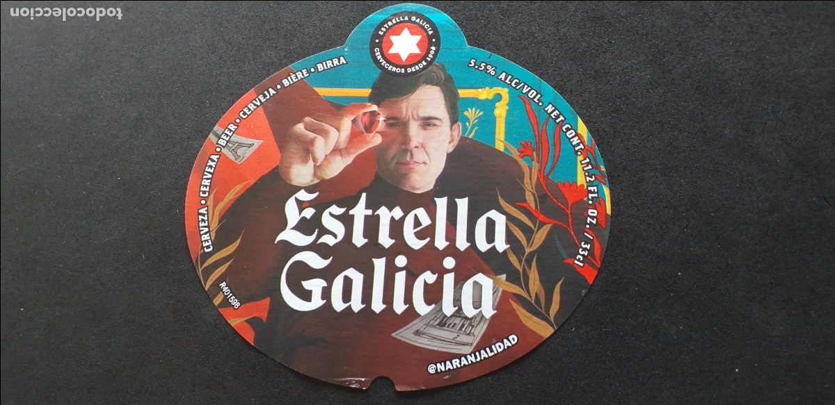 Etiquetas antiguas: CERVEZA-V9ET-XXVIII-ETIQUETAS-ESTRELLA GALICIA-BERLIN