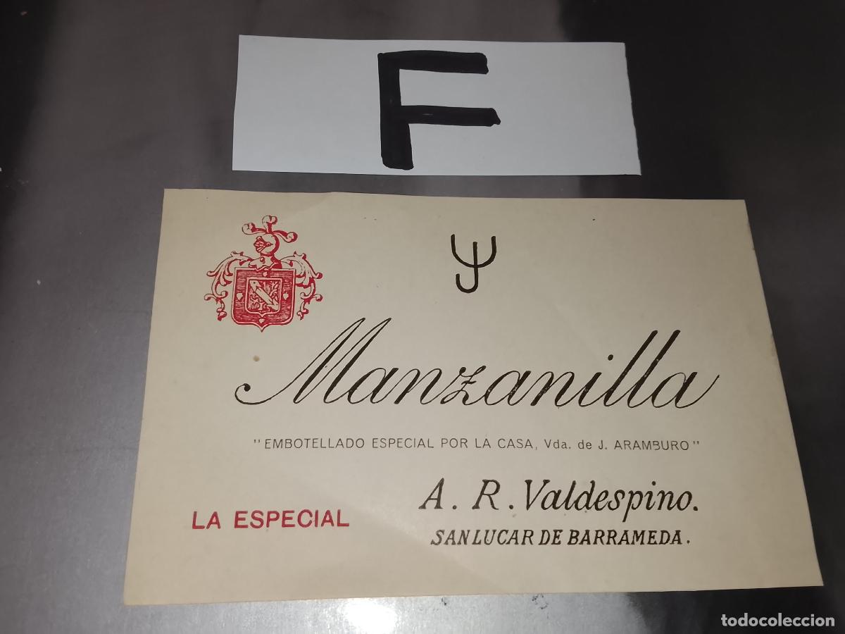 Etiquetas antiguas: HAGA SU OFERTA - ANTIGUA ETIQUETA DE VINOS DE JEREZ LICOR ETC OFERTAS POR LOTES MUCHAS EN MI PERFIL