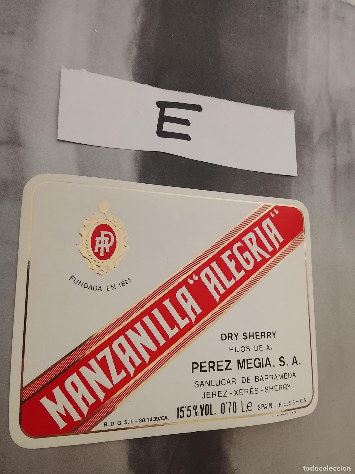 Etiquetas antiguas: HAGA SU OFERTA - ANTIGUA ETIQUETA DE VINOS DE JEREZ LICOR ETC OFERTAS POR LOTES MUCHAS EN MI PERFIL