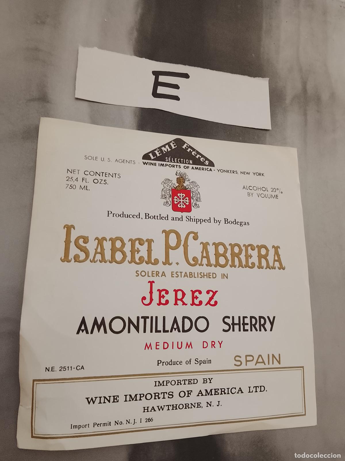 Etiquetas antiguas: HAGA SU OFERTA - ANTIGUA ETIQUETA DE VINOS DE JEREZ LICOR ETC OFERTAS POR LOTES MUCHAS EN MI PERFIL