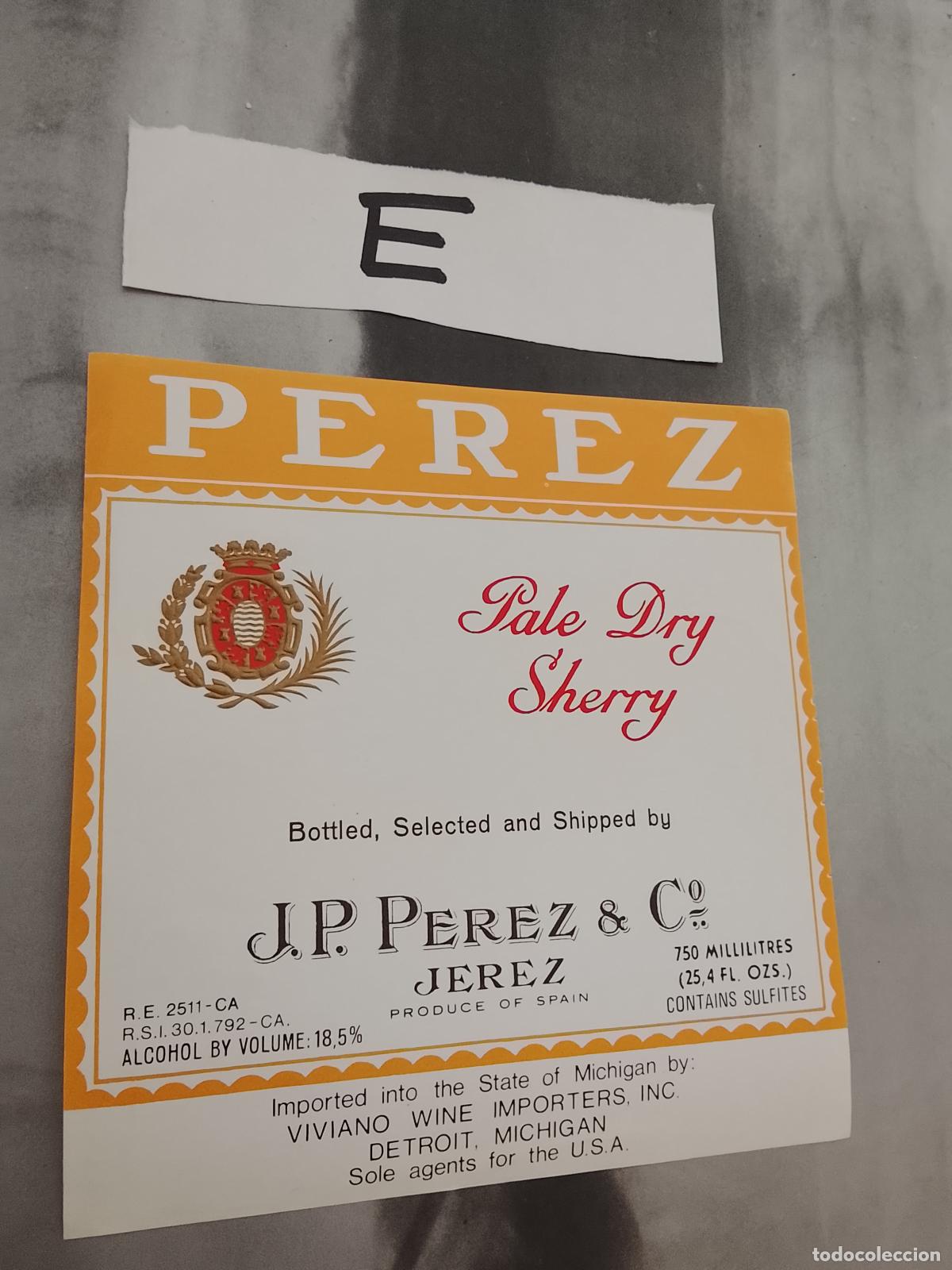 Etiquetas antiguas: HAGA SU OFERTA - ANTIGUA ETIQUETA DE VINOS DE JEREZ LICOR ETC OFERTAS POR LOTES MUCHAS EN MI PERFIL