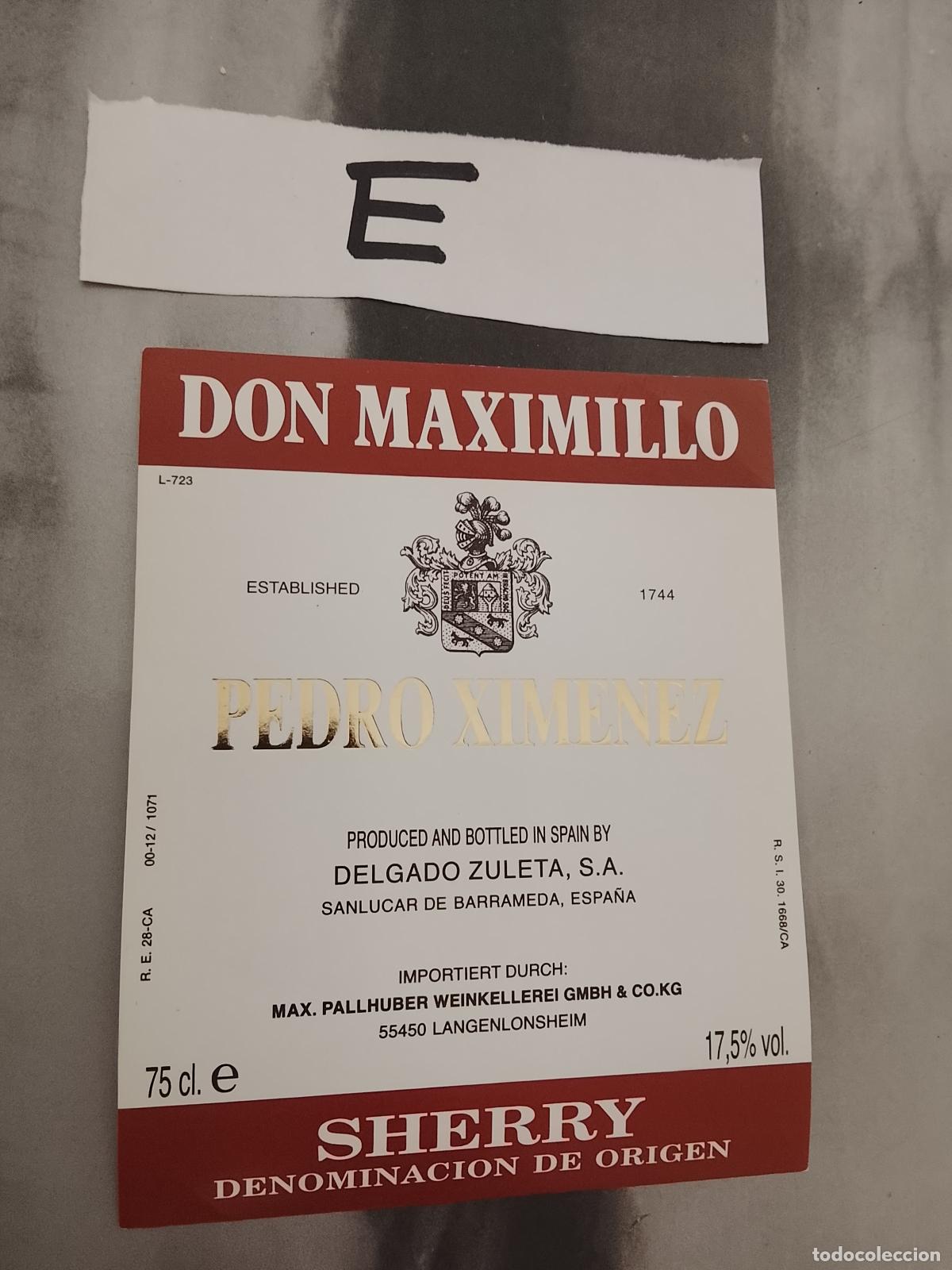 Etiquetas antiguas: HAGA SU OFERTA - ANTIGUA ETIQUETA DE VINOS DE JEREZ LICOR ETC OFERTAS POR LOTES MUCHAS EN MI PERFIL
