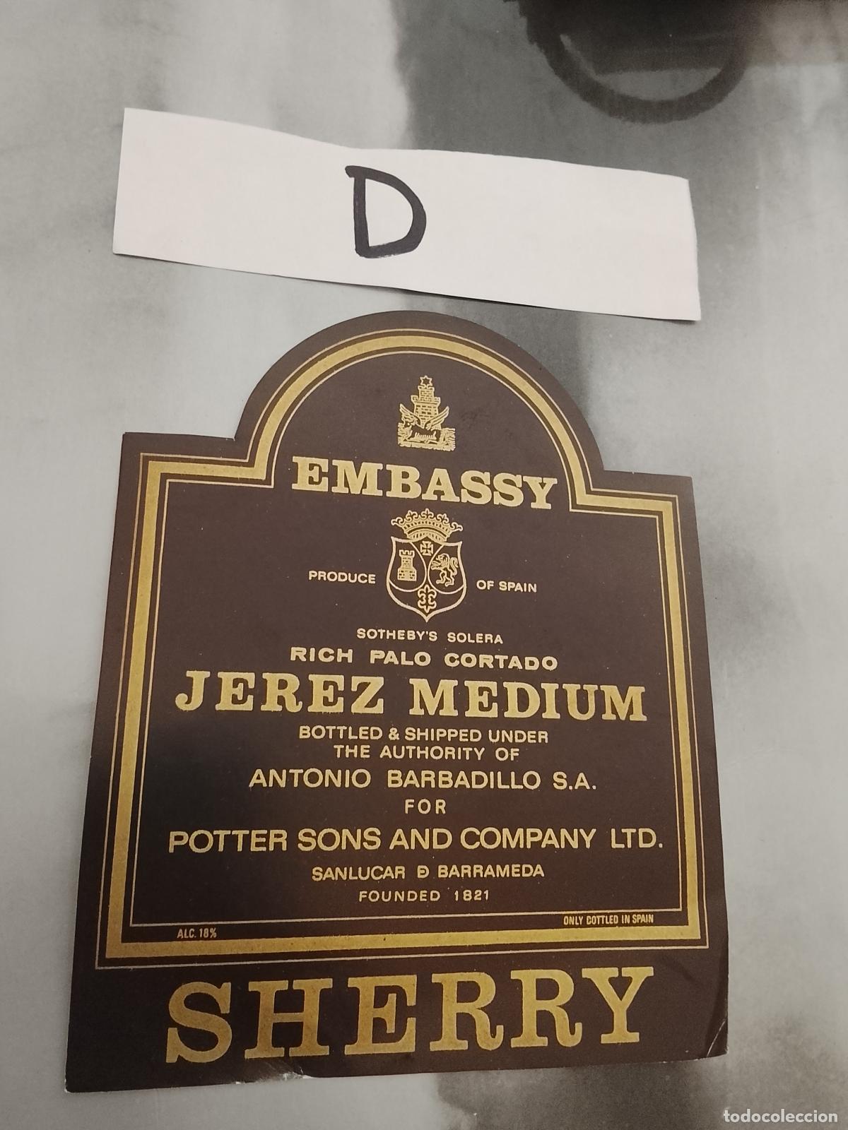 Etiquetas antiguas: HAGA SU OFERTA - ANTIGUA ETIQUETA DE VINOS DE JEREZ LICOR ETC OFERTAS POR LOTES MUCHAS EN MI PERFIL