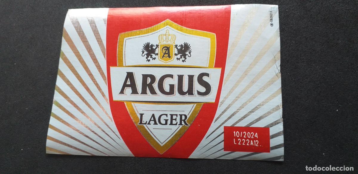 Etiquetas antiguas: CERVEZA-V9ET-XXVIII-ETIQUETAS-ARGUS