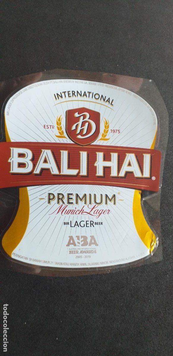 Etiquetas antiguas: CERVEZA-V9ET-XXVIII-ETIQUETAS-BALI HAI
