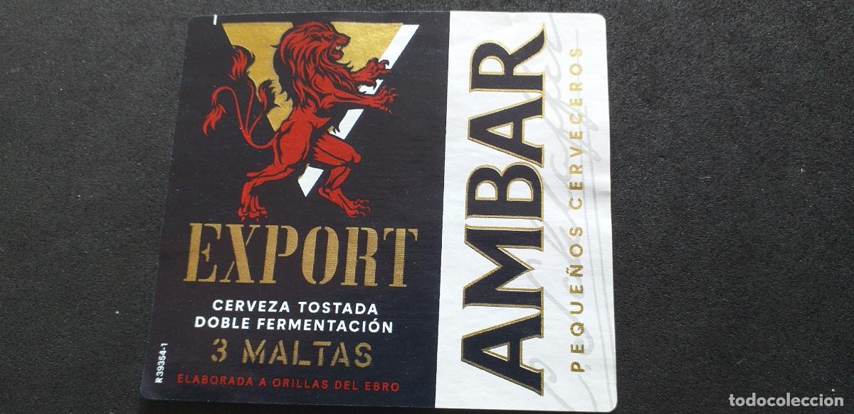 Etiquetas antiguas: CERVEZA-V9ET-XXVIII-ETIQUETAS-AMBAR