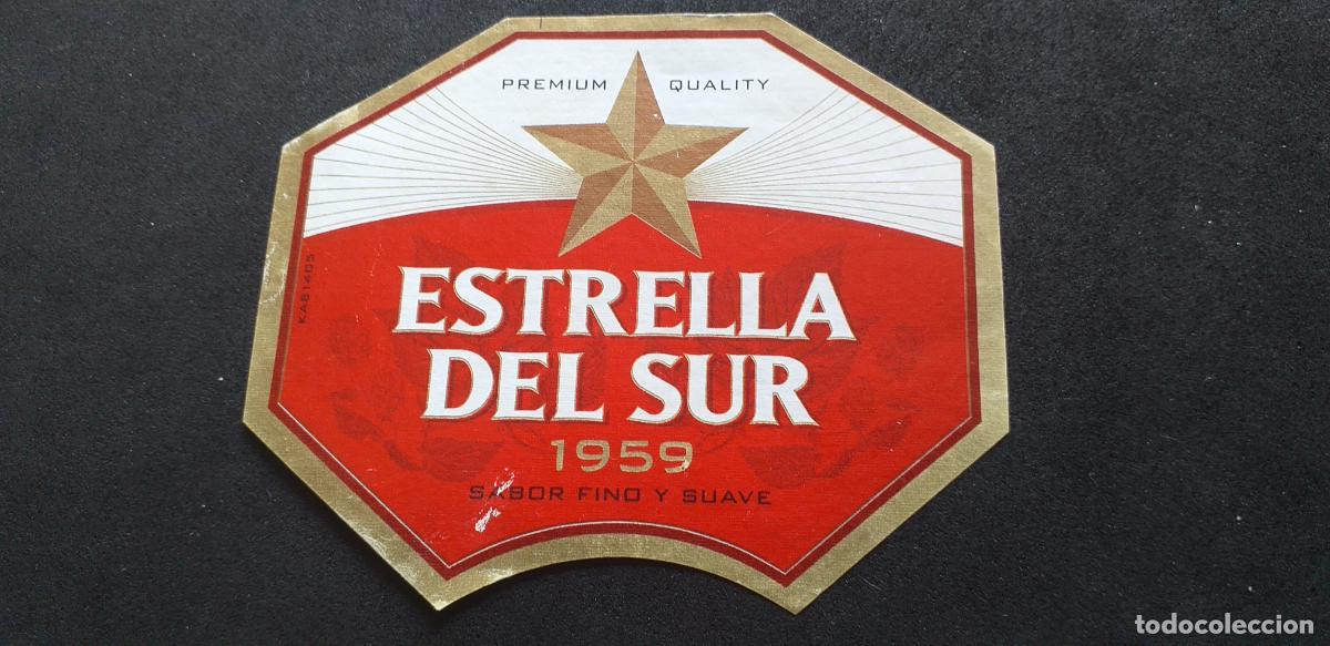 Etiquetas antiguas: CERVEZA-V9ET-XXVIII-ETIQUETAS-ESTRELLA DEL SUR