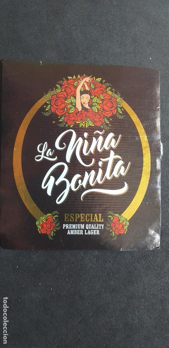 Etiquetas antiguas: CERVEZA-V9ET-XXVIII-ETIQUETAS-LA NI&Ntilde;A BONITA